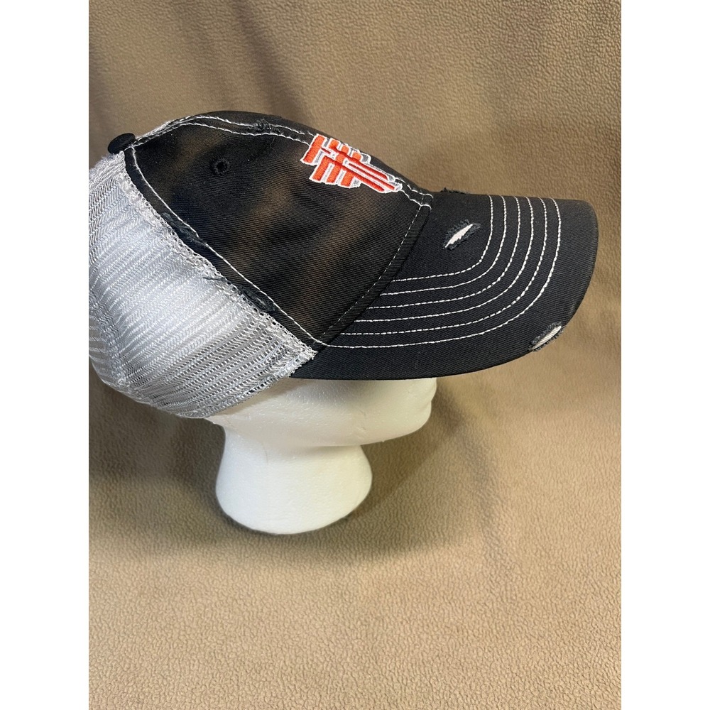 Tim Hawkins Hat Cap Snap Back Black Distressed Trucker Adjustable - Picture 5 of 15